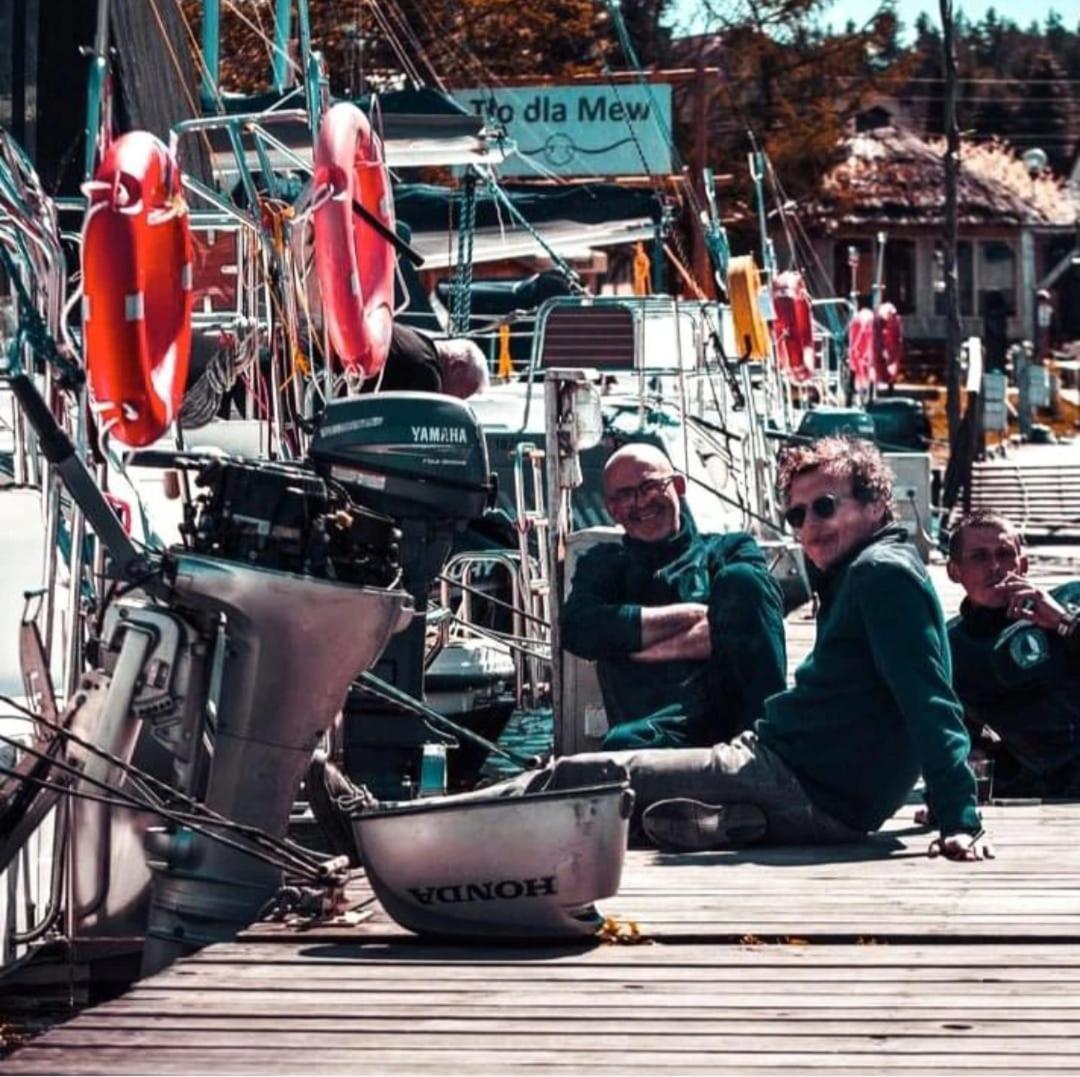 Przystan Tlo Dla Mew Lägenhet Rydzewo Exteriör bild